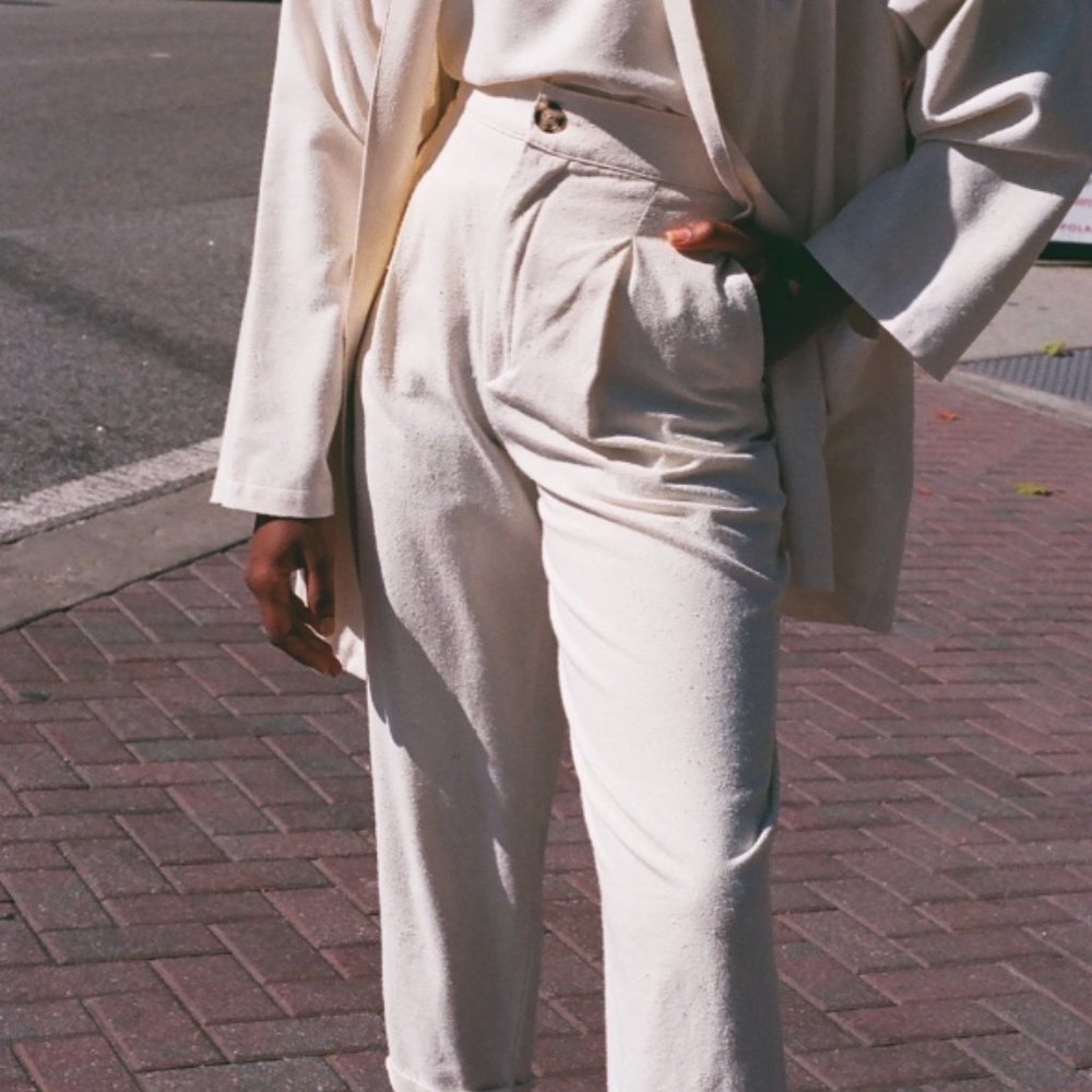 Na Nin Oliver Raw Silk Pants